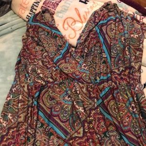 A long maxi dress in print